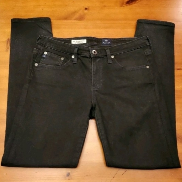 AG Adriano Goldschmied Stevie Ankle Glitter Jeans - Picture 3 of 6